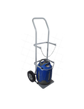 DIABLE PORTE-BOUTEILLE À GAZ GRIS CHARGE 200 KG