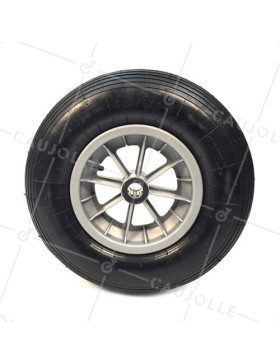 Wheelbarrow wheel INFLATABLE DIAMETER 400 MM LOAD 150 KG AXLE 20 MM - S1006P R20/74