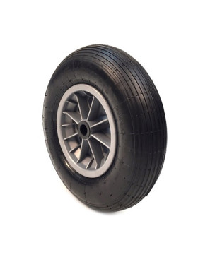 ROUE DE BROUETTE GONFLABLE DIAMÈTRE 400 MM CHARGE 150 KG AXE 20 MM - S1006P R20/74