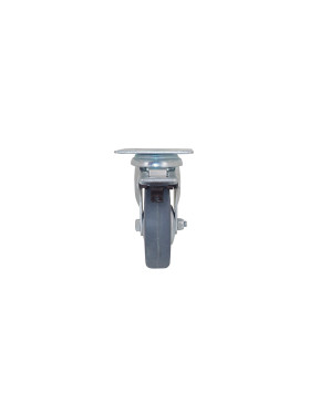 ROULETTE DE COLLECTIVITÉ EN CAOUTCHOUC SOUPLE NON TACHANT DIAMÈTRE 75 MM CHARGE 40 KG - S14 80AF