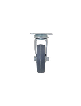 ROULETTE DE COLLECTIVITE EN CAOUTCHOUC SOUPLE NON TACHANT DIAMÈTRE 100 MM CHARGE 45 KG - S14 100