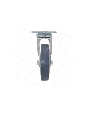 ROULETTE DE COLLECTIVITE EN CAOUTCHOUC SOUPLE NON TACHANT DIAMÈTRE 125 MM CHARGE 50 KG - S14 125