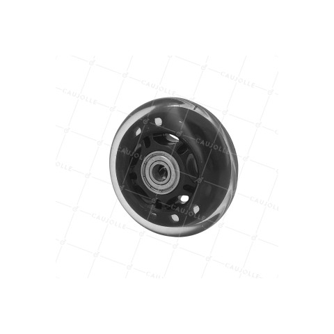 ROUE DE ROLLER DIAMÈTRE 72 MM CHARGE 40 KG AXE 8 MM • Caujolle