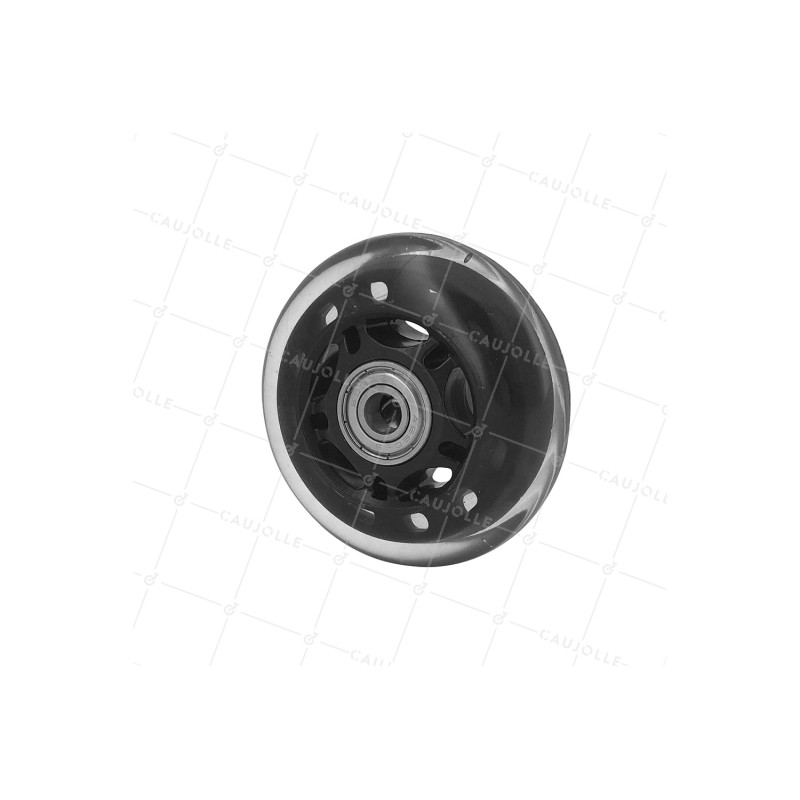 ROUE DE ROLLER DIAMÈTRE 72 MM CHARGE 40 KG AXE 8 MM