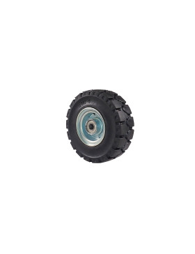 ROUE DE TARMAC SOUPLE JANTE TÔLE DIAMÈTRE 250 MM CHARGE 450 KG AXE 20 MM - S2800C250X84 RB20