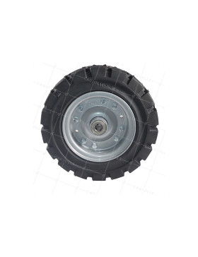 ROUE DE TARMAC SOUPLE JANTE TÔLE DIAMÈTRE 385 MM CHARGE 1050 KG AXE 25 MM - S2800C377X118 RB25
