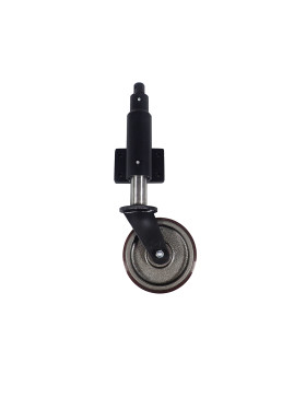 ROULETTE RELEVABLE EN ACIER AVEC ROUE FONTE POLYURÉTHANE DIAMÈTRE 200 MM CHARGE 1000 KG