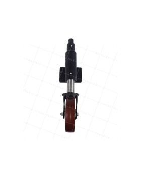 ROULETTE RELEVABLE EN ACIER AVEC ROUE FONTE POLYURÉTHANE DIAMÈTRE 200 MM CHARGE 1000 KG
