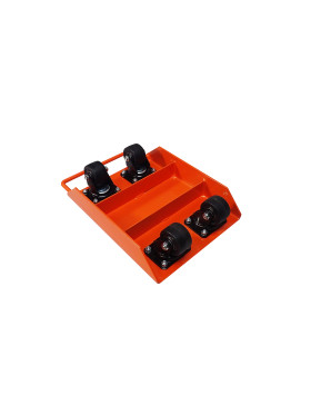 PLATEAU ROULANT EN ACIER 32x42CM CHARGE 1000 KG