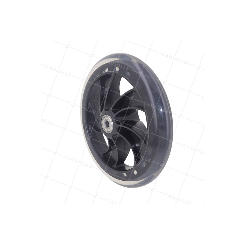ROUE DE TROTTINETTE DIAMÈTRE 160 MM CHARGE 80 KG AXE 8 MM - BLACK ROLLER 160
