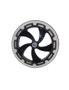 ROUE DE TROTTINETTE DIAMÈTRE 200 MM CHARGE 80 KG AXE 8 MM - BLACK ROLLER 200