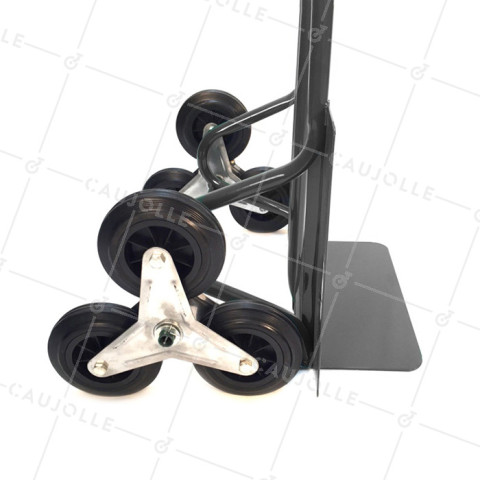 Diable 6 Roues TecTake - Chariot De Déménagement 100kg Pour Escaliers