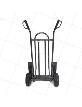 DIABLE À BUCHES À 2 ROUES GONFLÉES CHARGE 200 KG