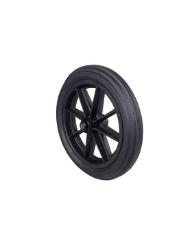Wheelbarrow wheel PUNCTURE-PROOF HARD DIAMETER 360 MM LOAD 150KG AXLE 10 MM - S605DP 360 L10-100