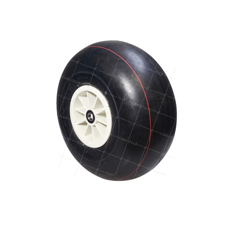 ROUE DE PLAGE BASSE PRESSION GEANTE DIAMETRE 545 CHARGE 380 KG AXE 25 MM ROULEMENT À BILLES - ROUE BALLON 21 POUCES (21x12.00-8) • Caujolle