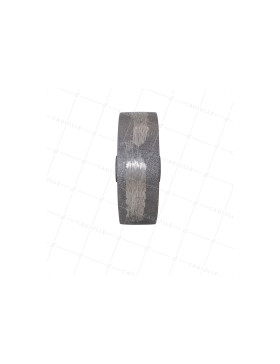 ROUE VINTAGE INDUSTRIELLE LISSE EN FONTE DIAMÈTRE 100 MM AXE 10 MM CHARGE 600 KG