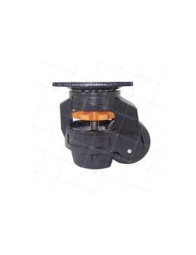 ROULETTE PIVOTANTE TRANSFORMABLE EN PIED FIXE ANTI VIBRATIONS DIAMÈTRE 62 MM CHARGE 500 KG - STABILISATOR 62