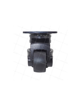 ROULETTE PIVOTANTE TRANSFORMABLE EN PIED FIXE ANTI VIBRATIONS DIAMÈTRE 62 MM CHARGE 500 KG - STABILISATOR 62
