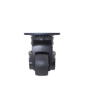 ROULETTE PIVOTANTE TRANSFORMABLE EN PIED FIXE ANTI VIBRATIONS DIAMÈTRE 62 MM CHARGE 500 KG - STABILISATOR 62