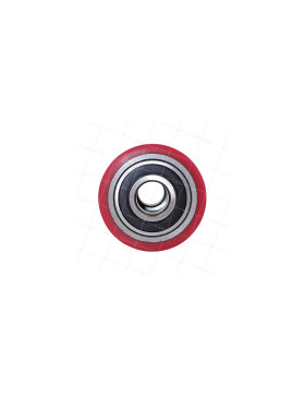 ROUE DE TRANSPALETTE DIAMÈTRE 65 MM CHARGE 400 KG AXE 20 MM BILLES - GTP65 60