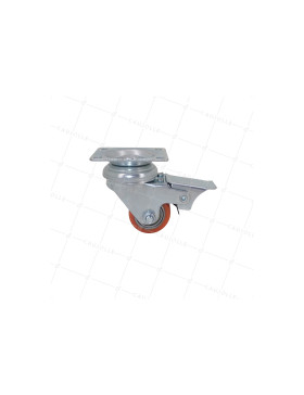 Castor EXTRA-LOW WITH STRONG BRAKE LOAD DIAMETER 35 MM HEIGHT 66 MM LOAD 100 KG - SURB 35 PAF
