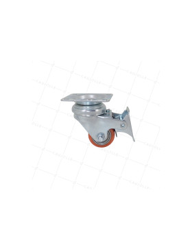 Castor EXTRA-LOW WITH STRONG BRAKE LOAD DIAMETER 35 MM HEIGHT 66 MM LOAD 100 KG - SURB 35 PAF