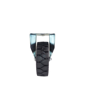Castor FIXED ULTRA REINFORCED SOLID RUBBER DIAMETER 250 MM LOAD 400KG Bearing BALLS - S21-1 TARMAC