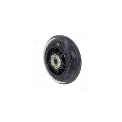 ROUE DE ROLLER DIAMÈTRE 75 MM CHARGE 40 KG AXE 8 MM - BLACK ROLLER 75 • Caujolle