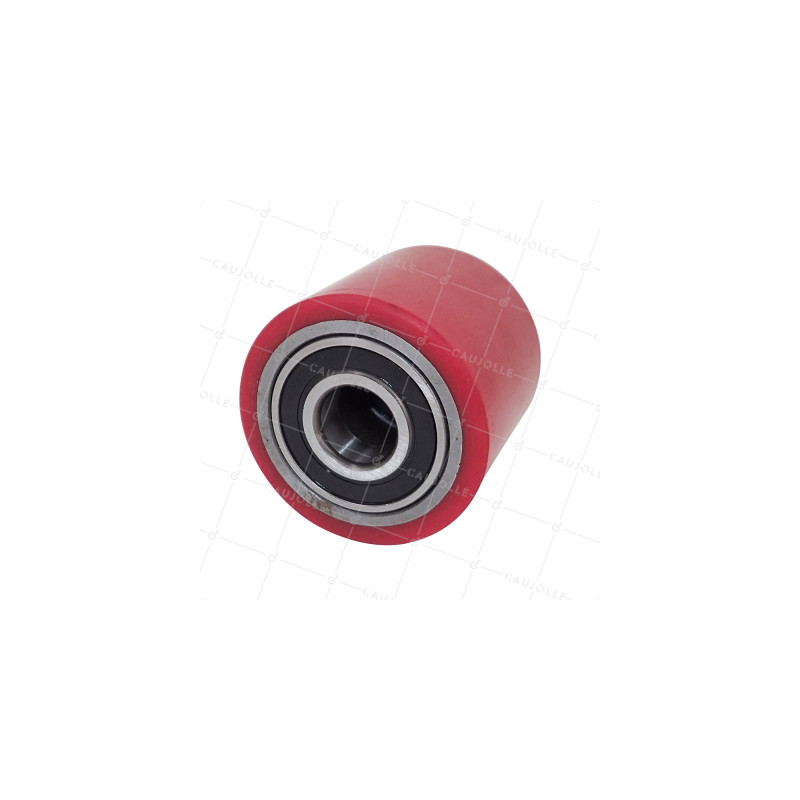ROUE DE TRANSPALETTE DIAMÈTRE 65 MM CHARGE 400 KG AXE 20 MM BILLES - GTP65 60