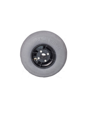 ROUE DE PLAGE BASSE PRESSION DIAMÈTRE 223 MM CHARGE 35 KG AXE 25 MM - ROUE BALLON 9 POUCES