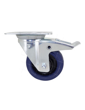 Castor OF CHARIOT WITH AUTOMATIC DIRECTIONAL RETURN DIAMETER 100 MM LOAD 75 KILOS - S2NS 100 AF RB STAB