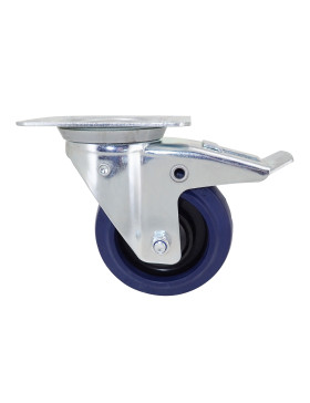 Castor OF CHARIOT WITH AUTOMATIC DIRECTIONAL RETURN DIAMETER 100 MM LOAD 75 KILOS - S2NS 100 AF RB STAB