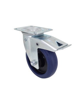 Castor WITH AUTOMATIC DIRECTIONAL RETURN DIAMETER 125 MM LOAD 100 KG - S2NS 125 AF RB STAB