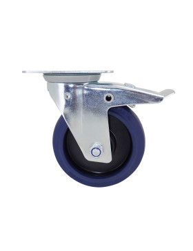 Castor WITH AUTOMATIC DIRECTIONAL RETURN DIAMETER 125 MM LOAD 100 KG - S2NS 125 AF RB STAB
