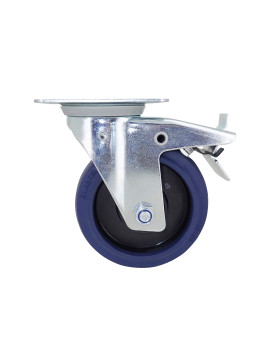 Castor WITH AUTOMATIC DIRECTIONAL RETURN DIAMETER 125 MM LOAD 100 KG - S2NS 125 AF RB STAB