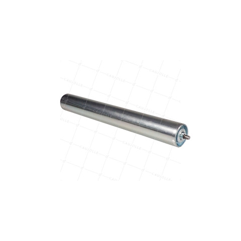 STEEL HANDLING ROLLER DIAMETER 50 MM LENGTH 400 MM LOAD 83 KG AXIS 8 MM • Caujolle
