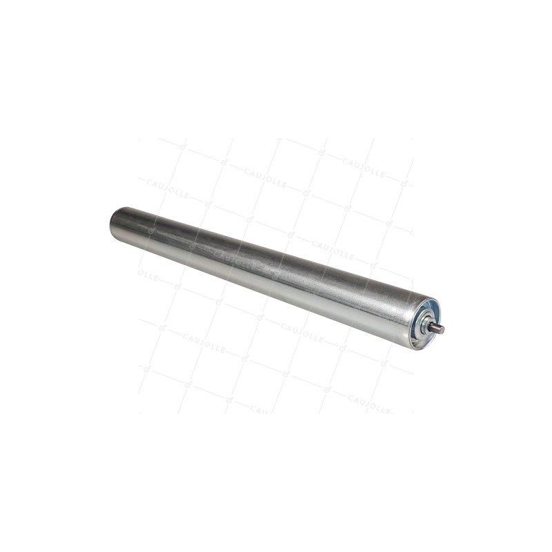 STEEL HANDLING ROLLER DIAMETER 50 MM LENGTH 500 MM LOAD 83 KG SHAFT 8 MM