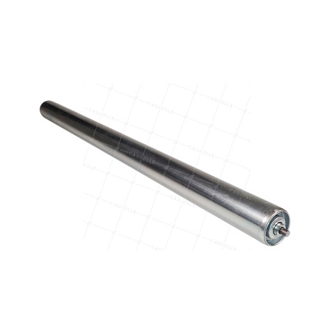 STEEL HANDLING ROLLER DIAMETER 50 MM LENGTH 800 MM LOAD 83 KG AXLE 8 MM • Caujolle