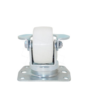 Castor SWIVEL WITH Plate FOR BAGGAGE CONVEYOR DIAMETER 70 MM LOAD 100 KG