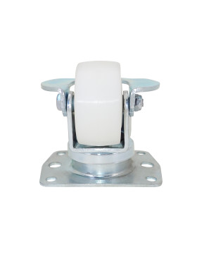 Castor SWIVEL WITH Plate FOR BAGGAGE CONVEYOR DIAMETER 70 MM LOAD 100 KG