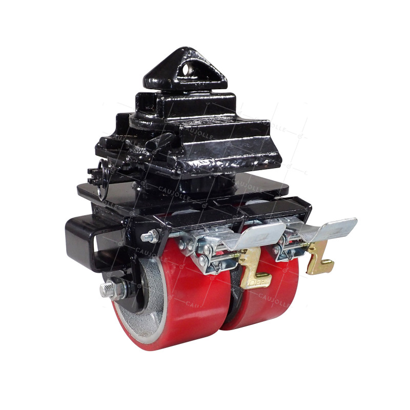 Castor FOR CONTAINER DIAMETER 150 MM LOAD 2300 KG TWIST-LOCK SYSTEM