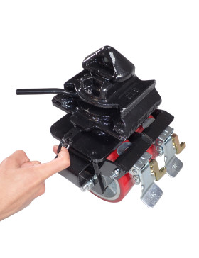 Castor FOR CONTAINER DIAMETER 150 MM LOAD 2300 KG TWIST-LOCK SYSTEM