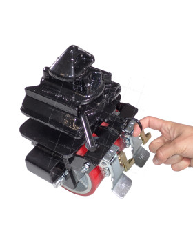 ROULETTE POUR CONTAINER DIAMETRE 150 MM CHARGE 2300 KG SYSTEME TWIST-LOCK