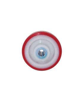 ROUE D'ABRI DE PISCINE NYLON POLYURÉTHANE DIAMÈTRE 80 MM CHARGE 120 KG AXE 12 MM ROULEMENT INOX