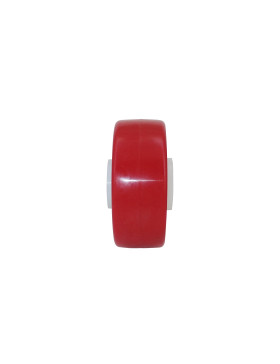 ROUE D'ABRI DE PISCINE NYLON POLYURÉTHANE DIAMÈTRE 80 MM CHARGE 120 KG AXE 12 MM ROULEMENT INOX