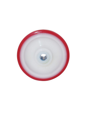 ROUE D'ABRI DE PISCINE NYLON POLYURÉTHANE DIAMÈTRE 100 MM CHARGE 120 KG AXE 12 MM ROULEMENT INOX - S2450BP 100 RR INOX 12