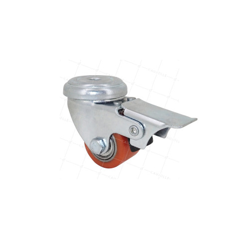 ROULETTE EXTRA-BASSE FORTE CHARGE DIAMÈTRE 35 MM CHARGE 100KG A FIXATION DE 10 MM HAUTEUR 58 MM - SURB 35 OAF • Caujolle