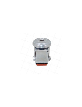Castor EXTRA-LOW HEAVY LOAD DIAMETER 35 MM LOAD 100KG WITH 10 MM FIXING HEIGHT 58 MM - SURB 35 OAF