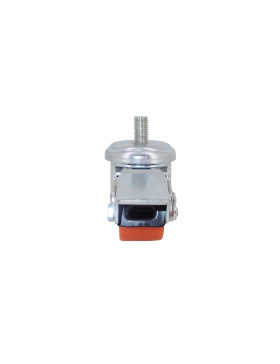 Castor EXTRA-LOW HEAVY LOAD WITH BRAKE DIAMETER 35 MM LOAD 100KG WITH 10 MM THREADED ROD HEIGHT 58 MM - SURB 35 TAF