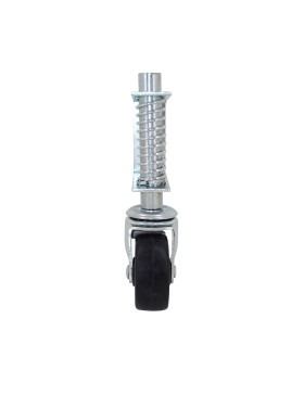 ROULETTE DE PORTE LÉGERE À RESSORT DIAMÈTRE 50 MM CHARGE 3.6KG A 6KG AVEC DEBATEMENT 15MM